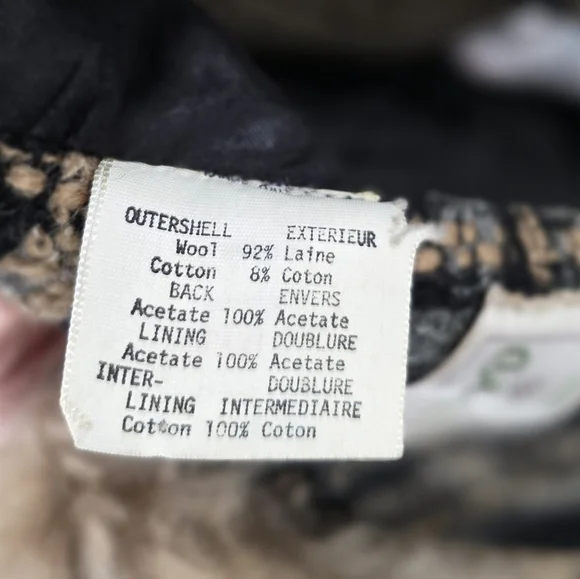 Vintage Plaid Double-Breasted Women's Coat - Picture 3 of 8